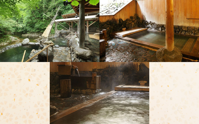 鷹泉閣岩松旅館の温泉の写真