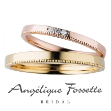 仙台のジュエリーブランド「アンジェリックフォセッテ」の結婚指輪の写真