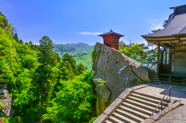 山形の山寺の写真