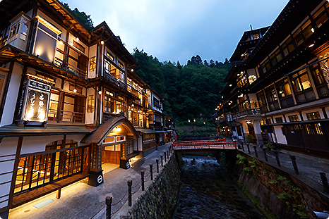 銀山温泉の写真