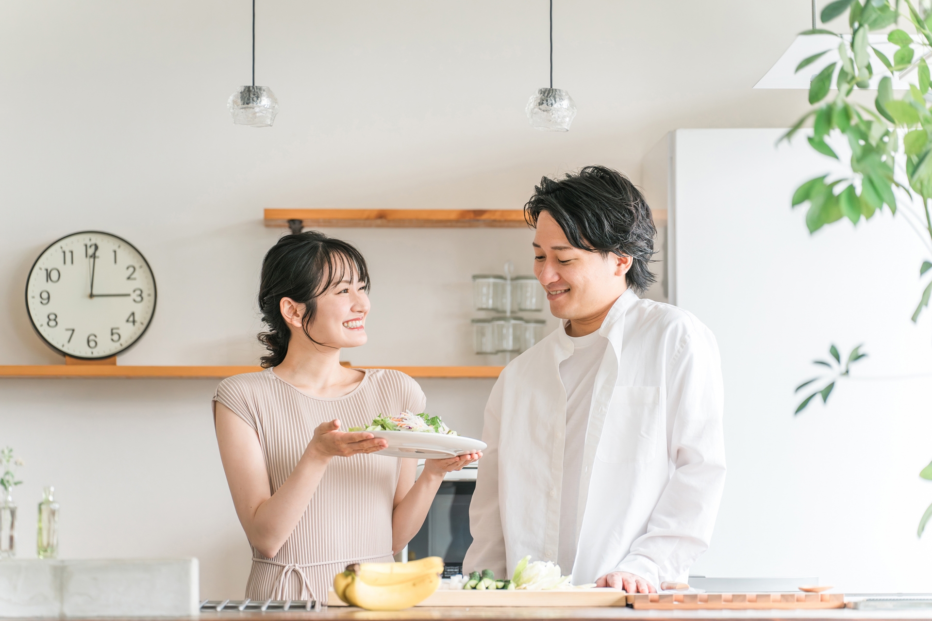 新婚生活の写真