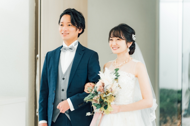 結婚式の写真