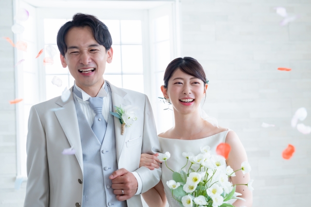 結婚式の写真
