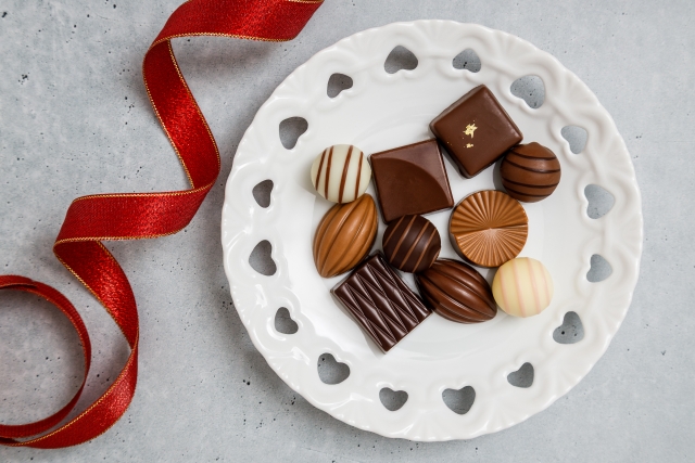 バレンタインデーのチョコレートの写真