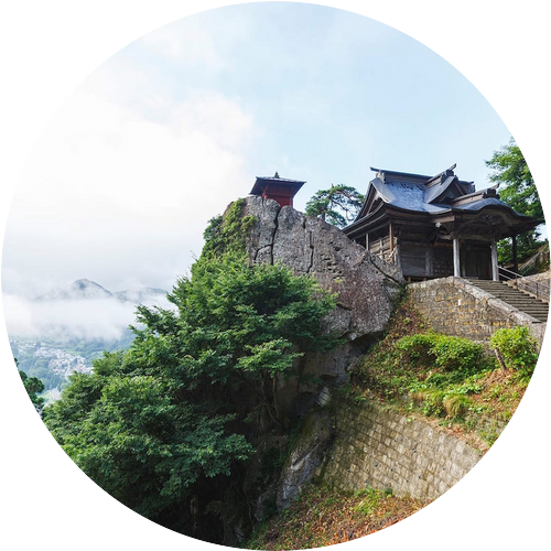 山形の立石寺の写真