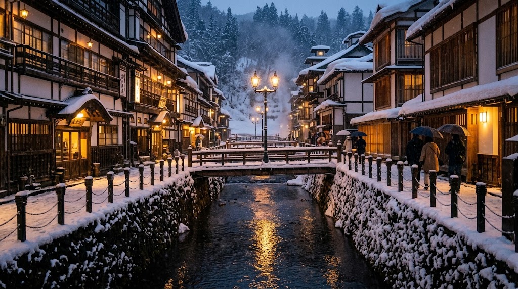 銀山温泉の写真